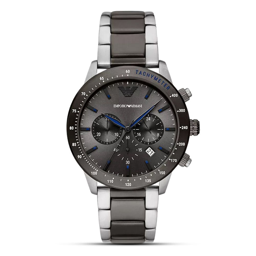 ARMANI FEDERICO QUARTZ GREY DIAL CHRONOGRAPH