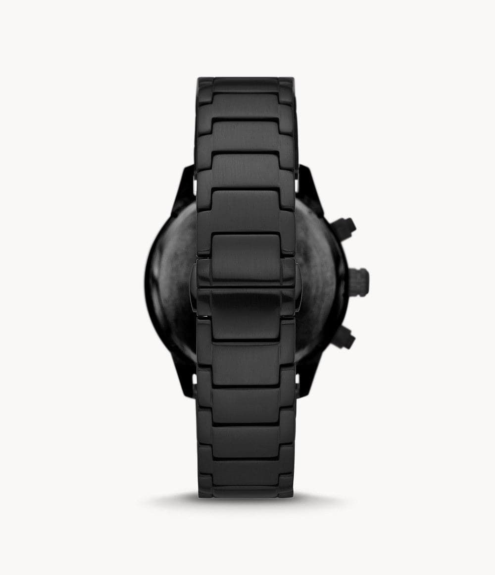Armani Chronograph Black Stainless Steel _1
