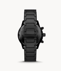 Armani Chronograph Black Stainless Steel 