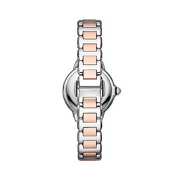 Armani Mia Light Blue Dial Two-Tone