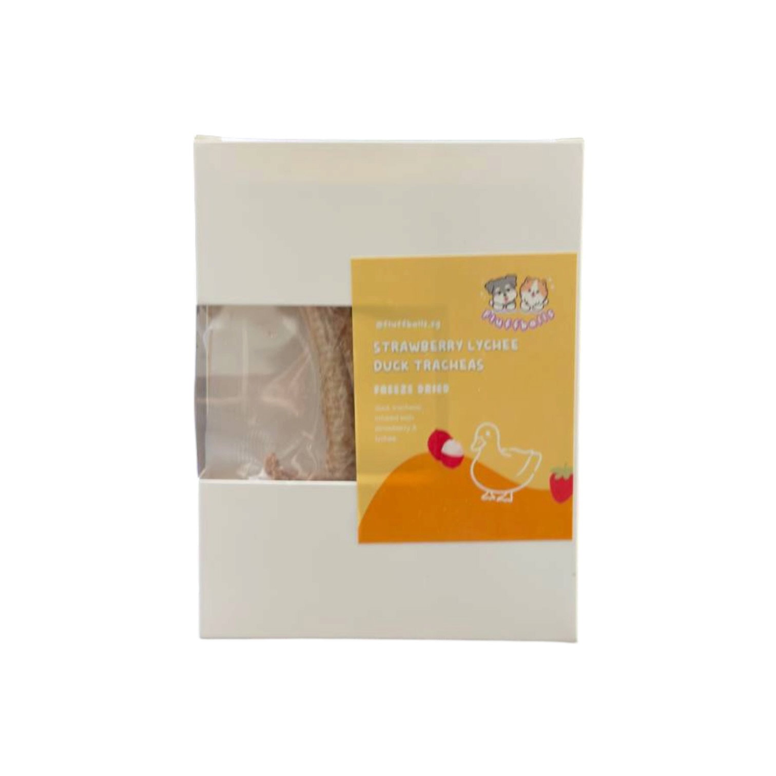 Freeze Dried Duck Trachea infused with Strawberry & Lychee_0