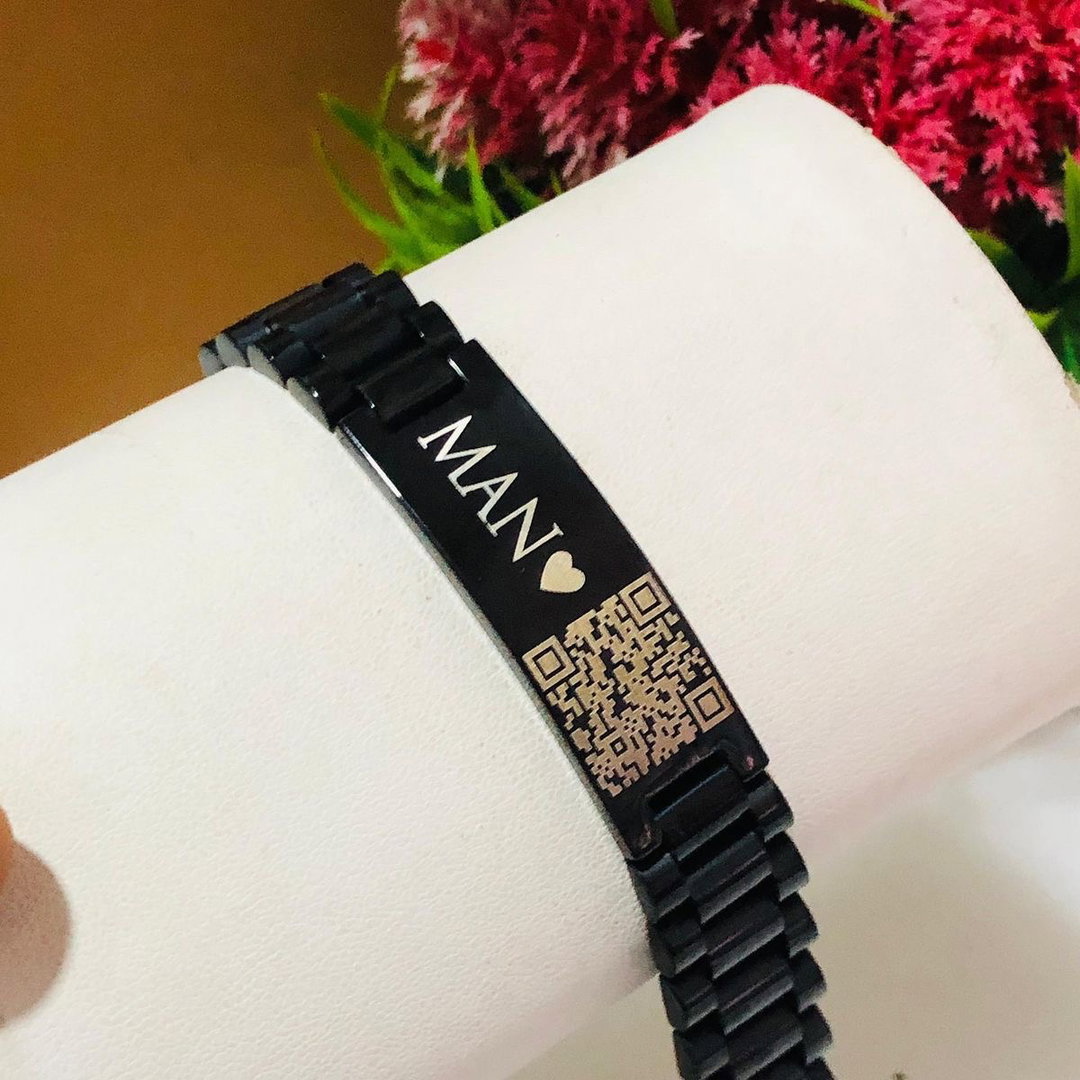 Bracelet rolex personnalisé Qr code