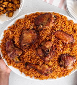 NIGERIAN RICE MENU By One Menu Catering 