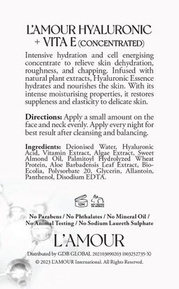 L'amour  Hyaluronic+Vita E Concentrated serum (6pcs)
