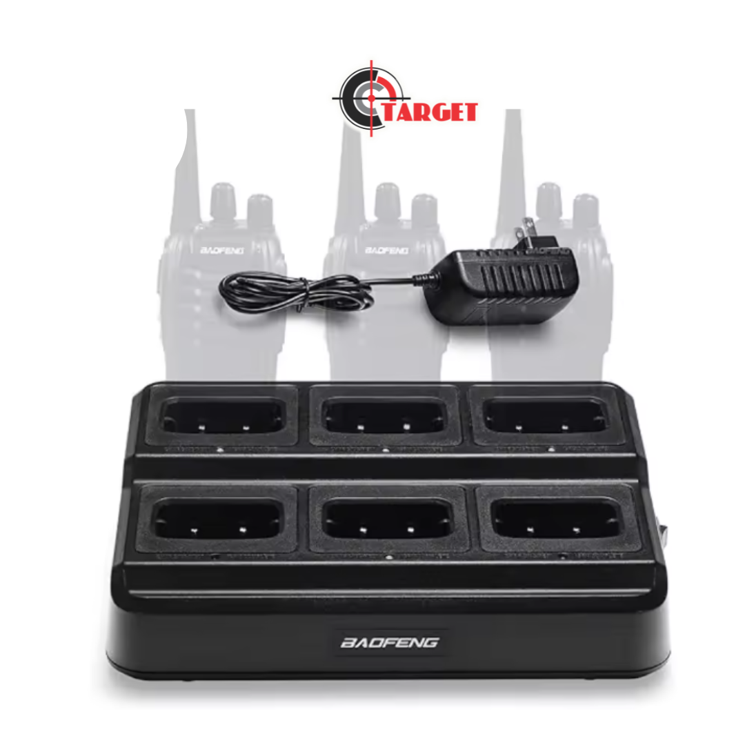BAOFENG Walkie Talkie Six(6) Way Charger Multi-Unit Charger Station_0