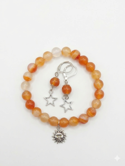 Bracelet and earrings set