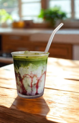 Iced🍓Raspberry Matcha Latte 🧊