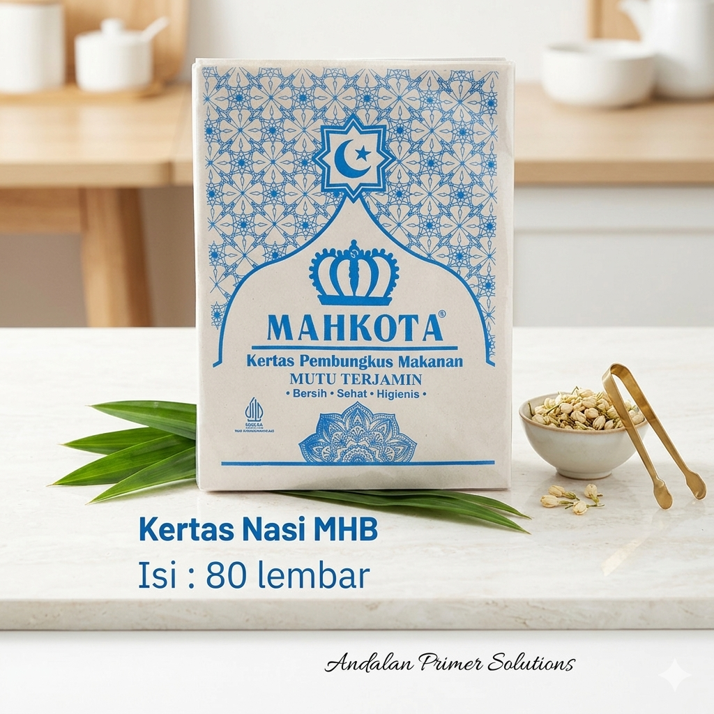 Kertas Nasi Mahkota Biru MHB 80 Lembar_0