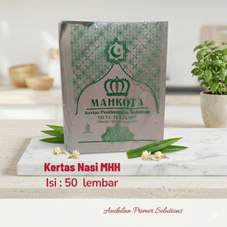 Kertas Nasi Makota Hijau MHH 50 Lembar