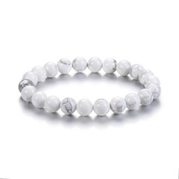 White howlite bracelet 