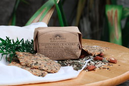 Sourdough crackers, gluten-free