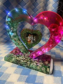 Double Heart Frame 