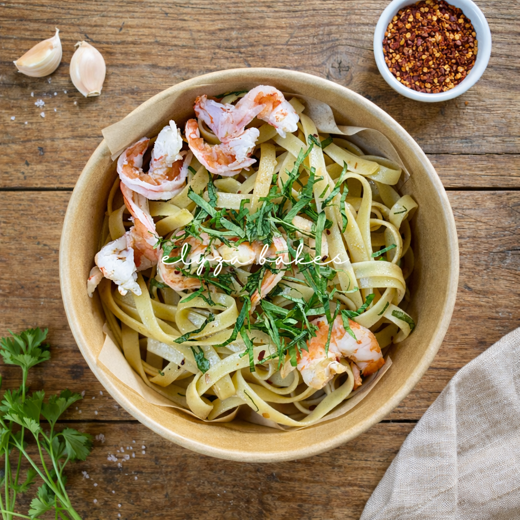 Spaghetti Aglio Olio Prawn_0