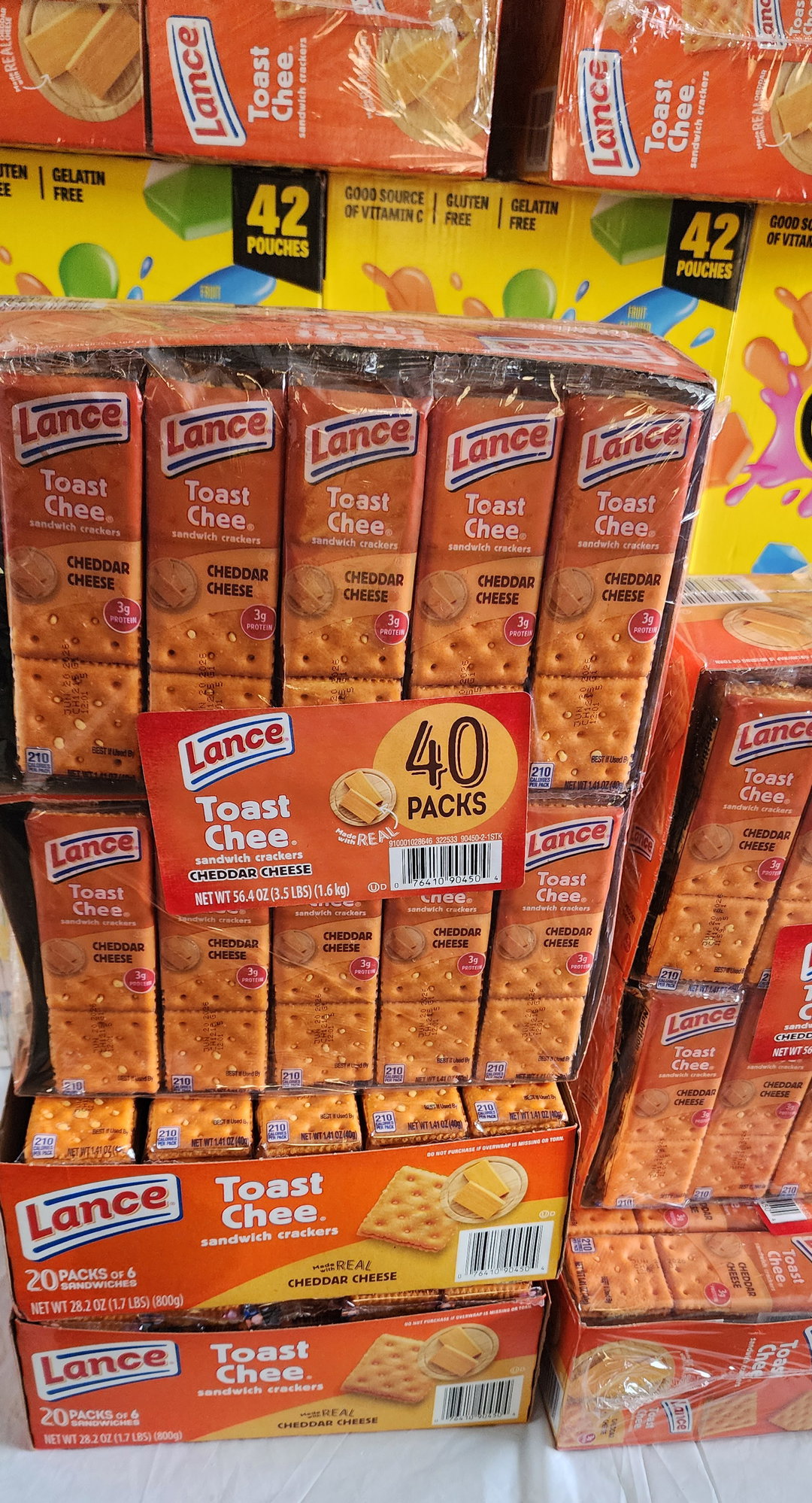 Lance cheese Pack Sandwich Crackers, 40 pk