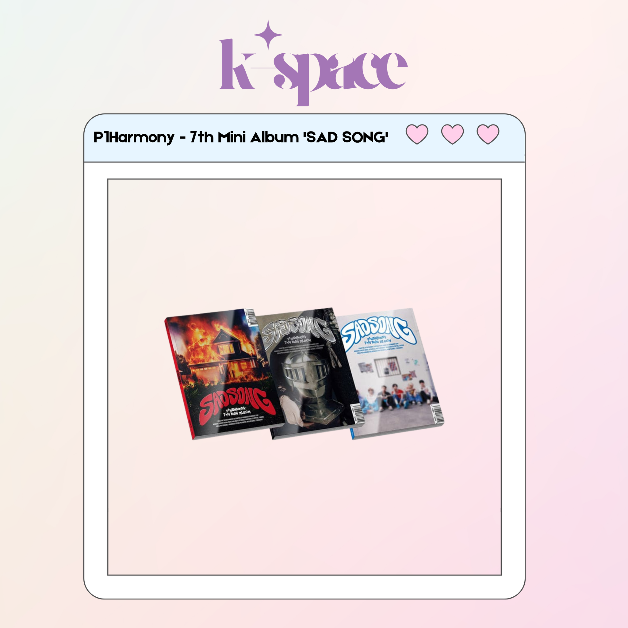 P1Harmony - 7th Mini Album 'SAD SONG'_0