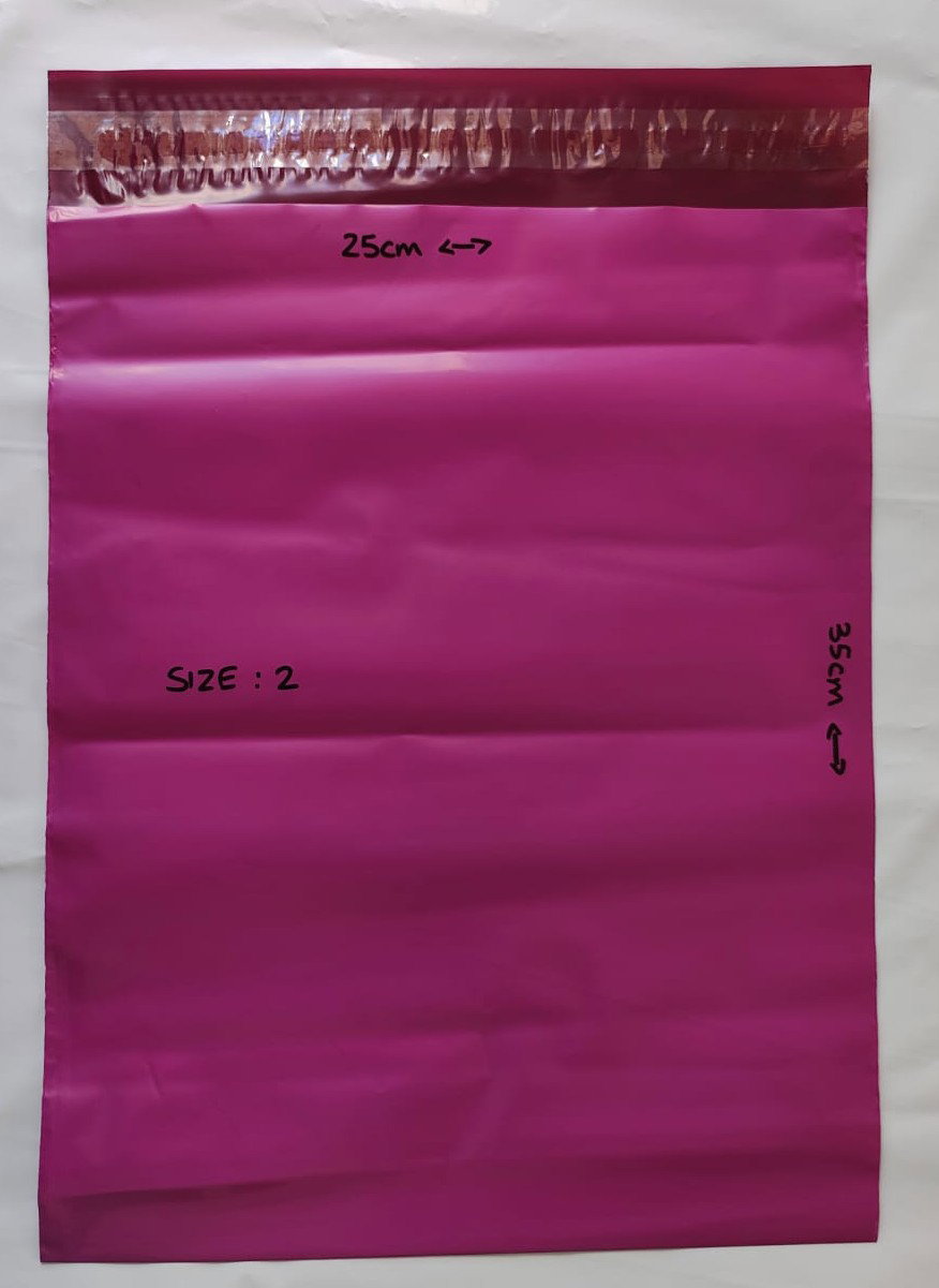 Polymailers Size 2 : 25cm x 35cm (Burgundy)
