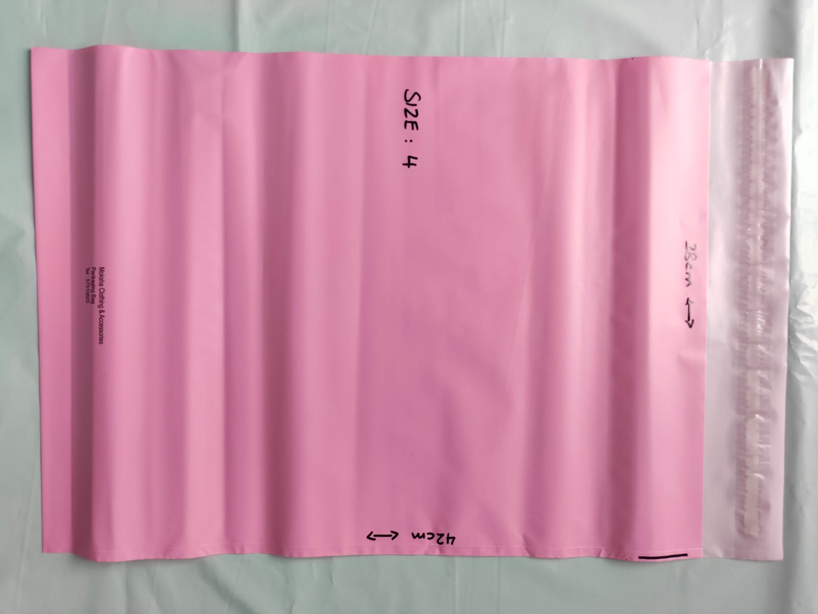 Polymailers Size 4 : 28cm x 42cm (Pink) _0