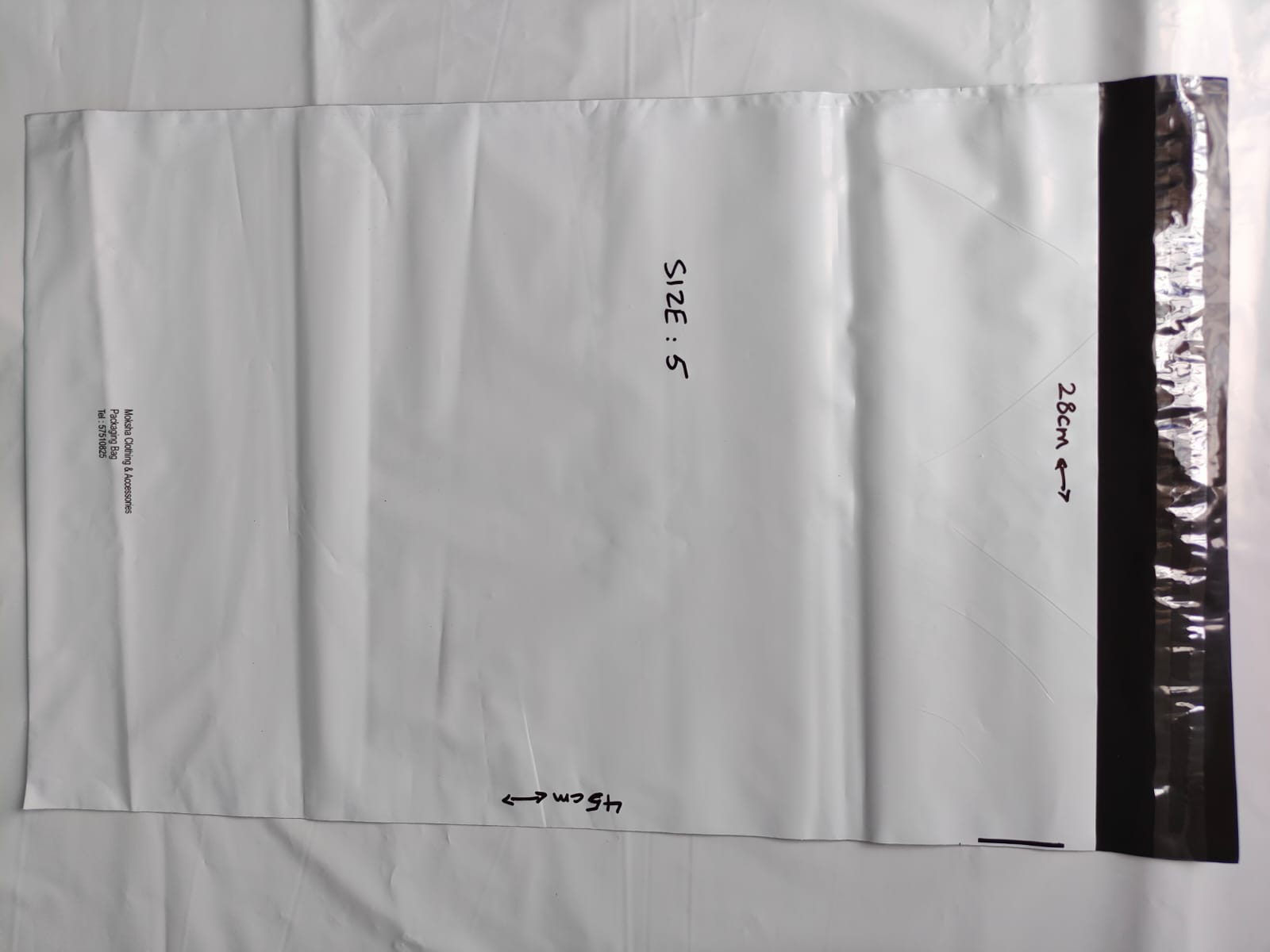 Polymailers Size 5 : 28cm x 45cm (Light Grey) _0