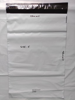 Polymailers Size 5 : 28cm x 45cm (Light Grey) 