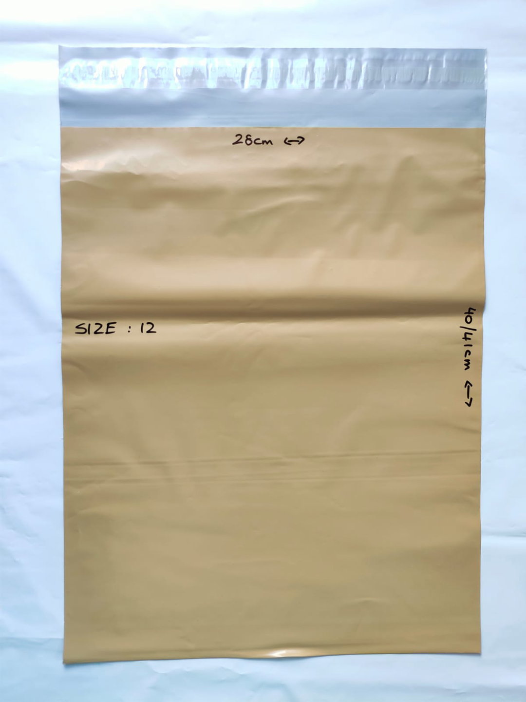 Polymailers Size 4.1 : 28cm x 40cm (Milk Tea)