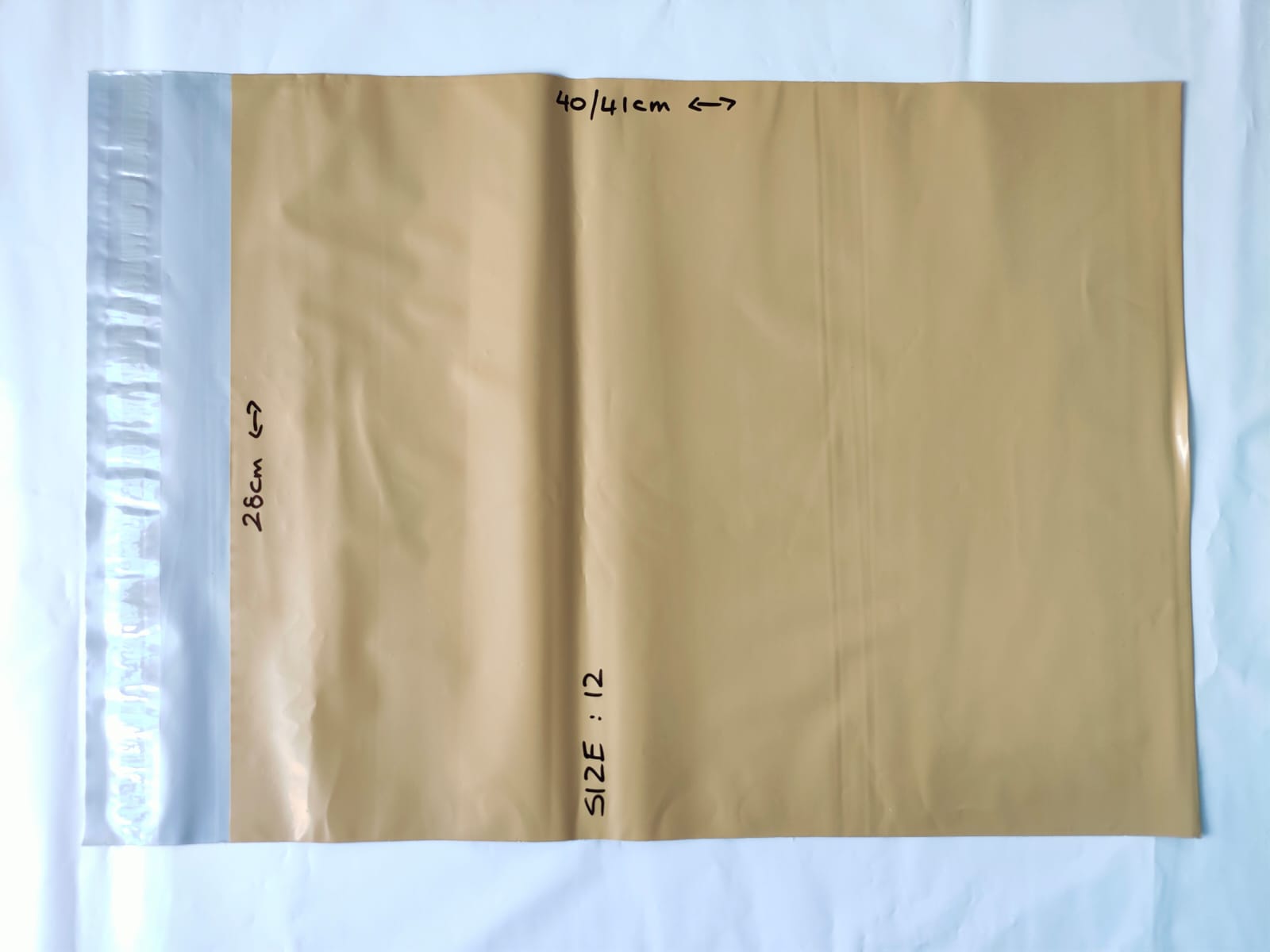 Polymailers Size 4.1 : 28cm x 40cm (Milk Tea) _0