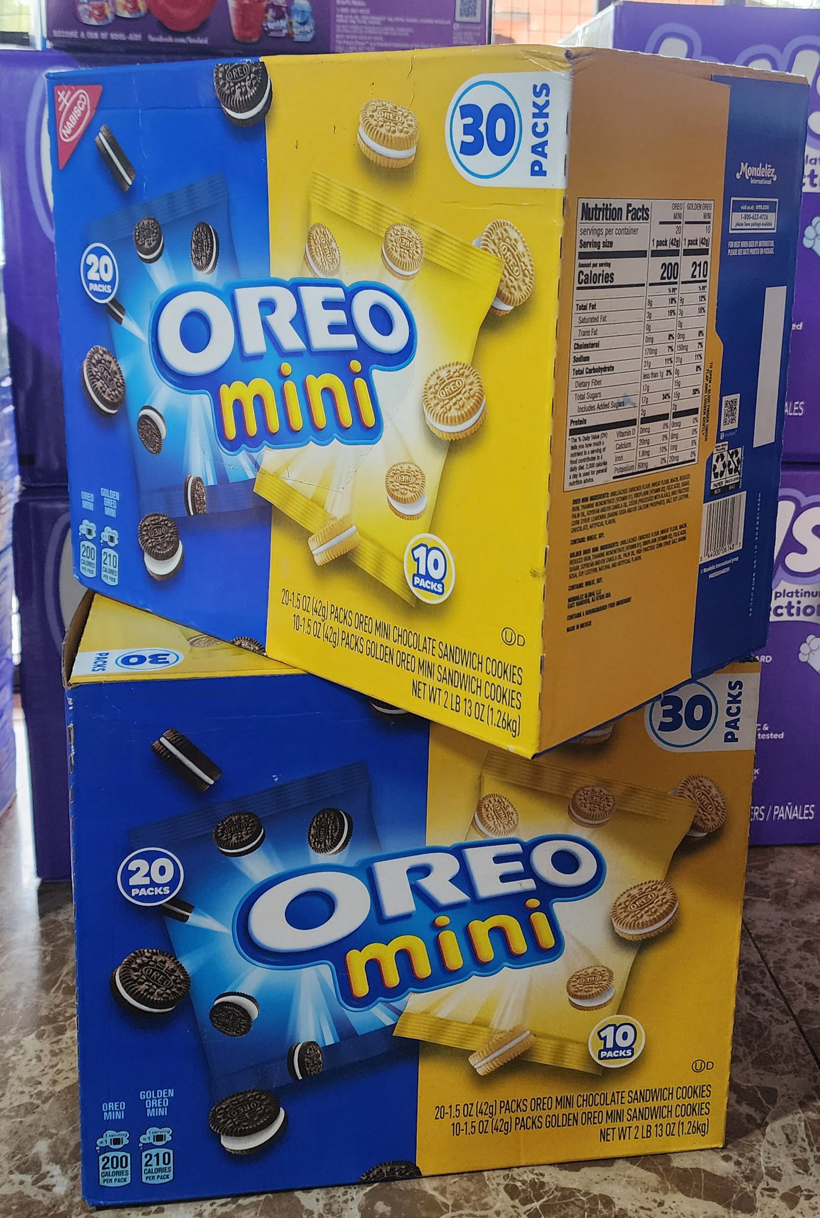 OREO Mini Mix Variety Pack Sandwich Cookies, 1.5 oz., 30 pk_0