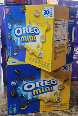 OREO Mini Mix Variety Pack Sandwich Cookies, 1.5 oz., 30 pk