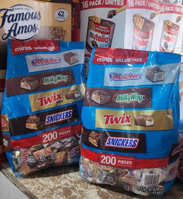 Minis Chocolate Candy Bars Variety Pack, 200 ct.