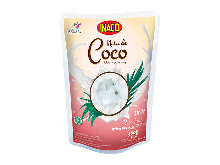 INACO Nata de Coco Lychee 360g  x 24_0