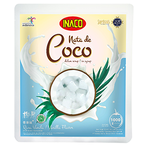 INACO Nata de Coco Vanilla 1KG x 12