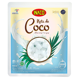 INACO Nata de Coco Vanilla 1KG  x 12