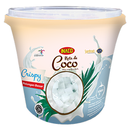 INACO Nata de Coco Bucket Crispy 7.5mm 1KG  x 6
