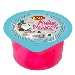 INACO Nata de Coco Cup Guava with Basil Seeds 200g  x 24_0