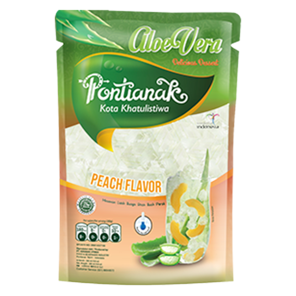INACO Aloe Vera Drink Peach 280ml  x 24_0