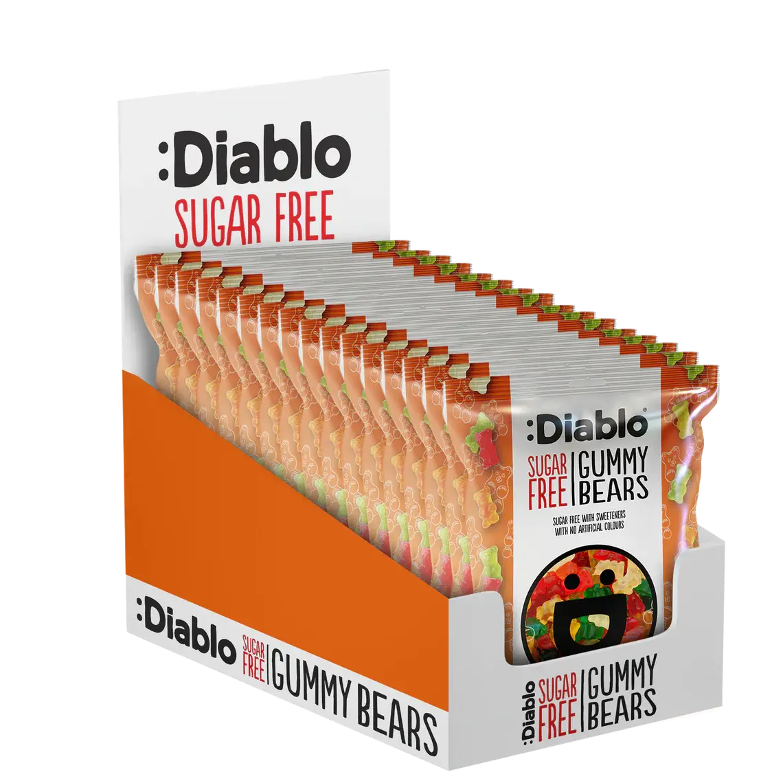 דובוני גומי פירותיים ללא סוכר (75 גרם) – Diablo_0