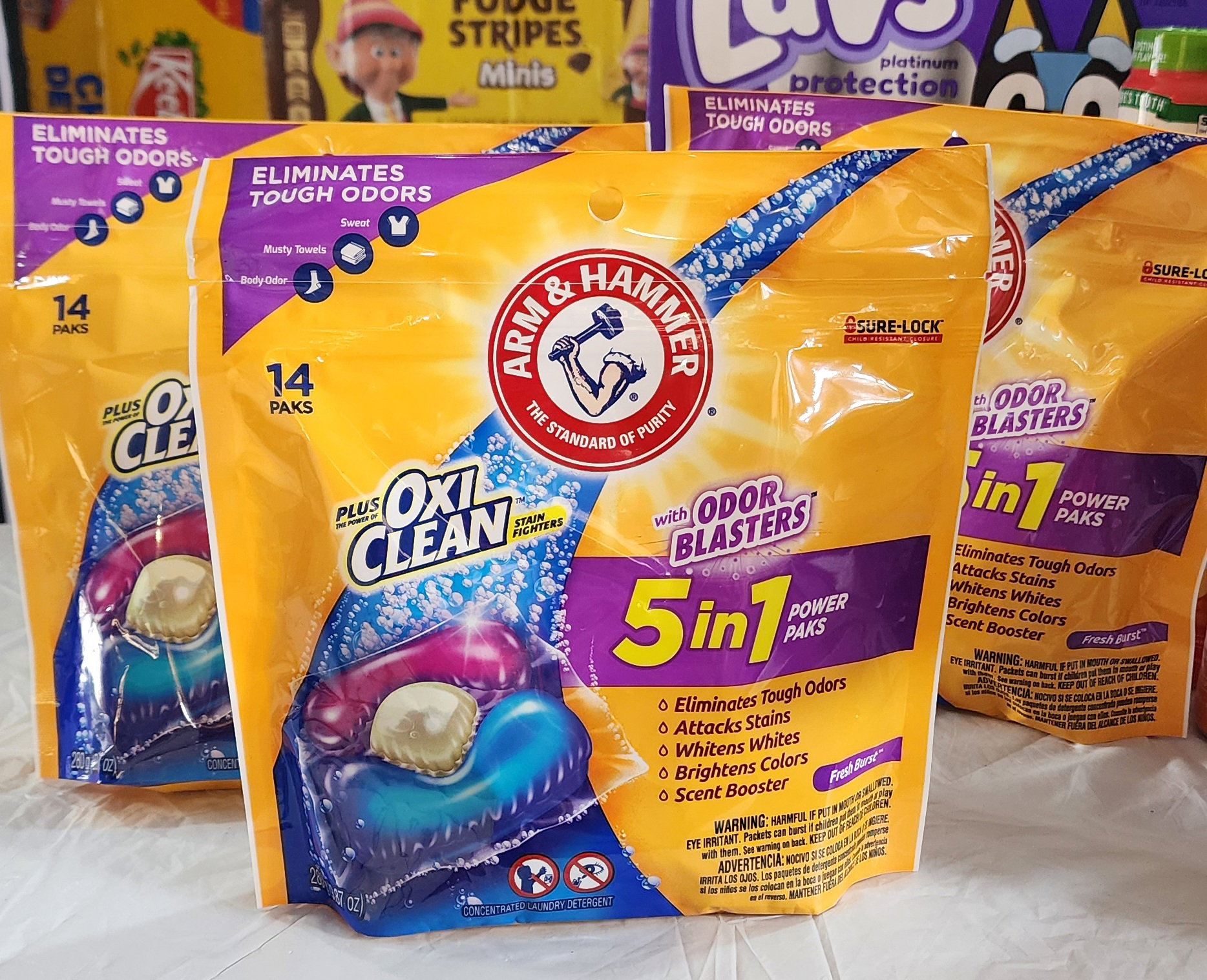 Arm & hammer laundry pods with odor Blasters 14 count_0
