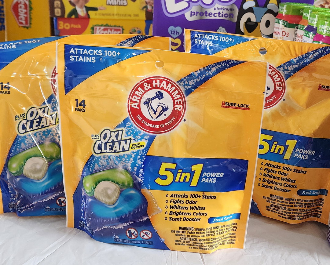 Arm&hammer laundry pods oxi clean 14 count