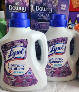 Lysol sanitizer  0% bleach  90 oz