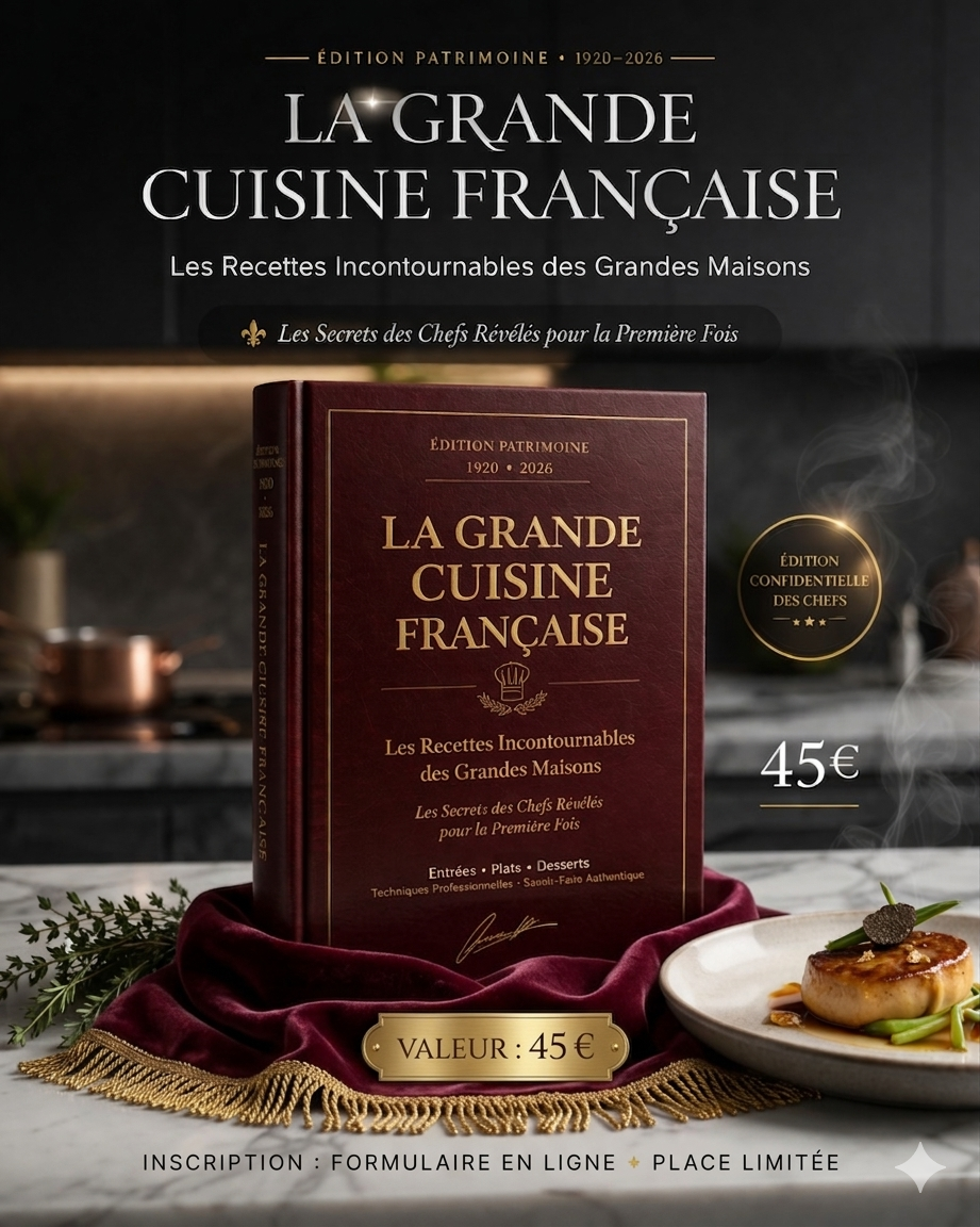 LA GRANDE CUISINE FRANÇAISE 1920 à 2026_0