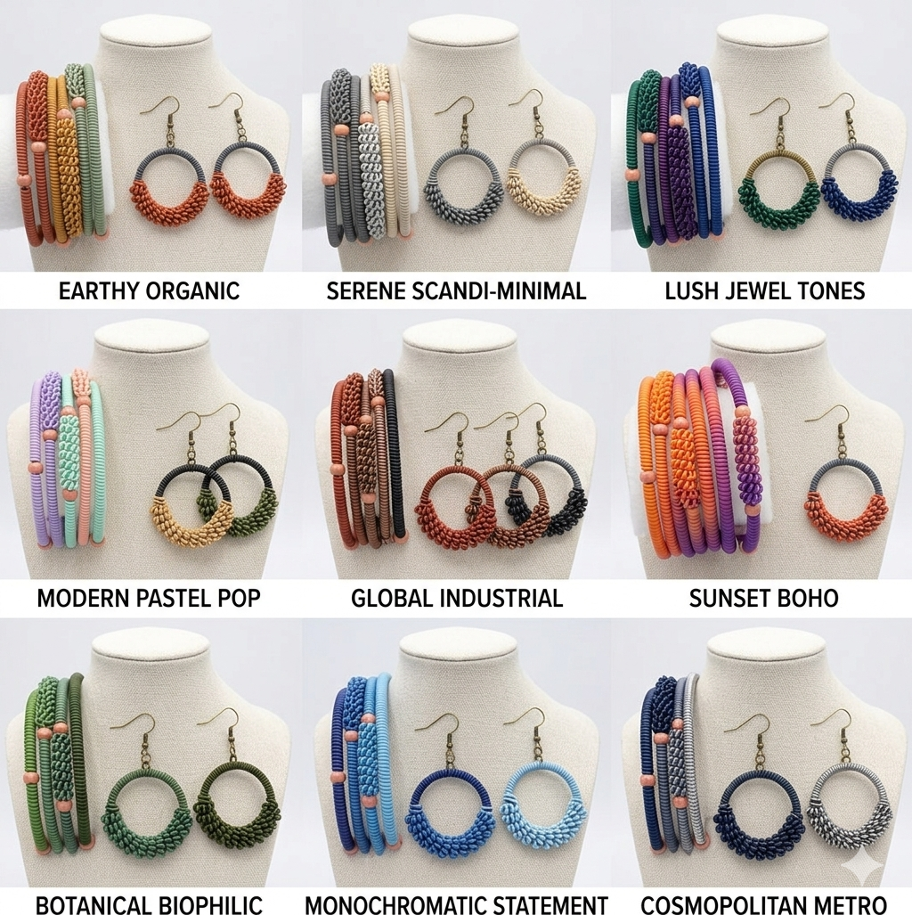 Telephone scobby wire jewelry 