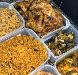 CONTAINER SIZES- GHANIAN JOLLOF RICE By Chef V