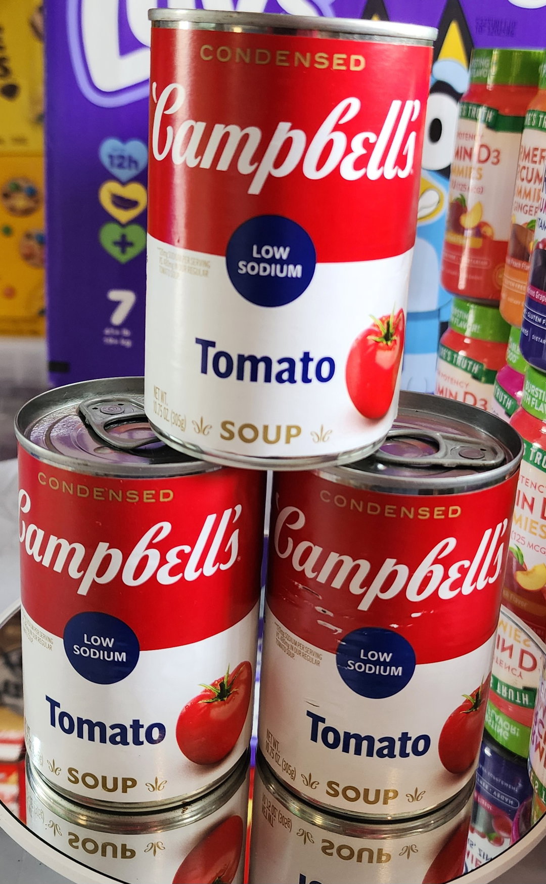 Campbell's condensed low sodium tomato π
soup