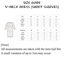 [Pre-Order] JOJO STYLE V-NECK DRESS