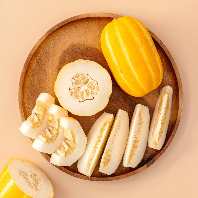 Korea Yellow Melon 성주참외 (4pc , around 1kg)