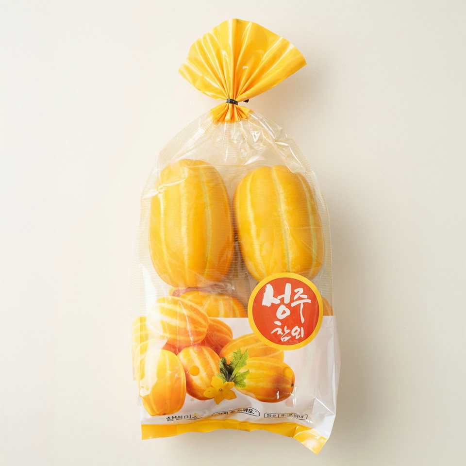 Korea Yellow Melon 성주참외 (4pc , around 1kg)_1