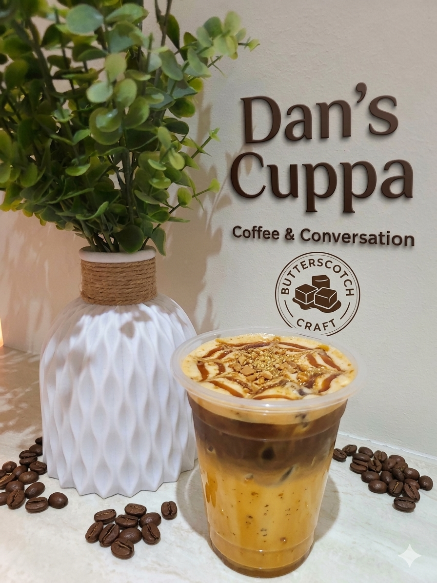 Iced Butterscotch Latte