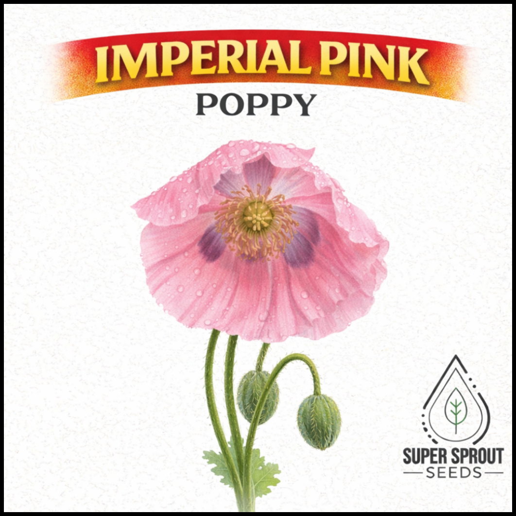 🌸IMPERIAL PINK POPPY🌸 x 100+ seeds_1