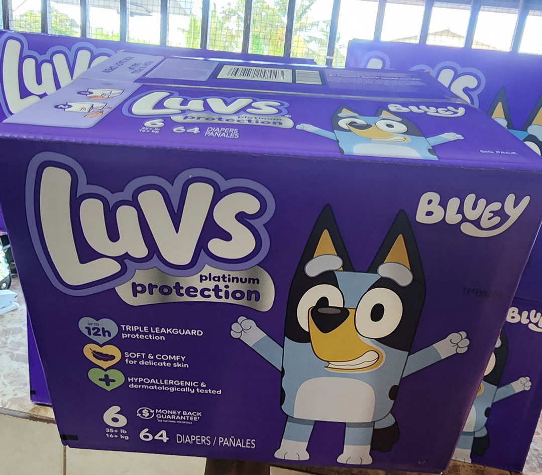 Luvs Platinum Protection Baby Diapers Size 6, 64 Count
