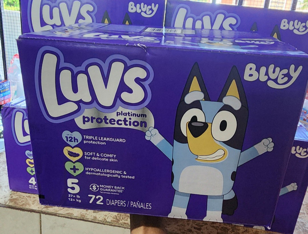 Luvs Platinum Protection Baby Diapers, Size 5 (27+ lbs), 72 Count_0