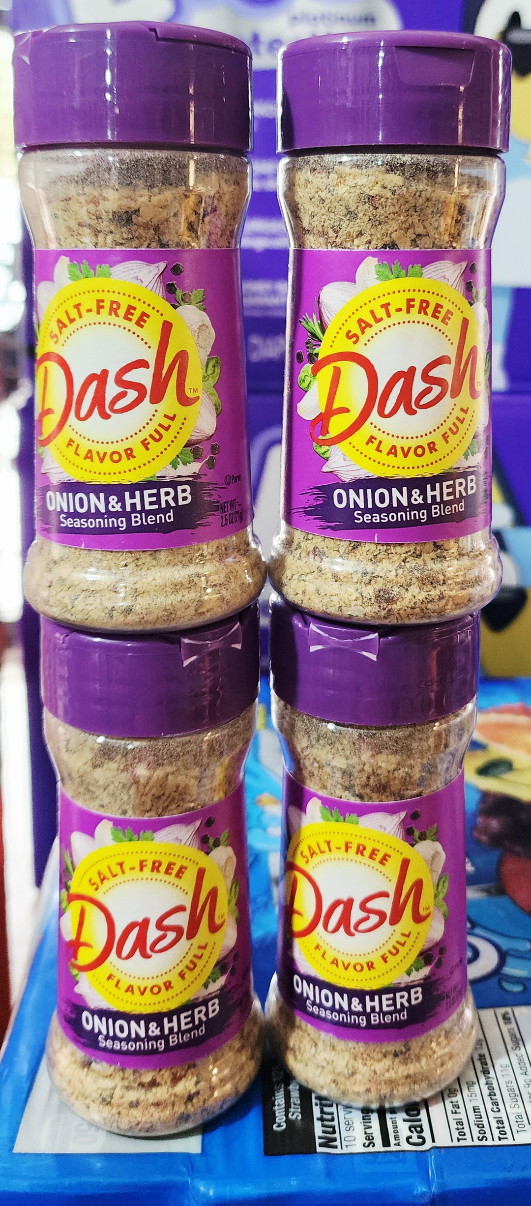 Dash Onion & Herb Seasoning Blend, Salt Free, Kosher, 2.5 oz